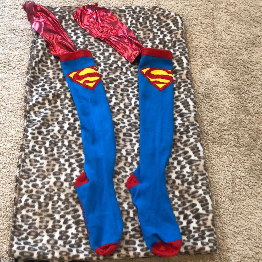 Superman Tube Socks